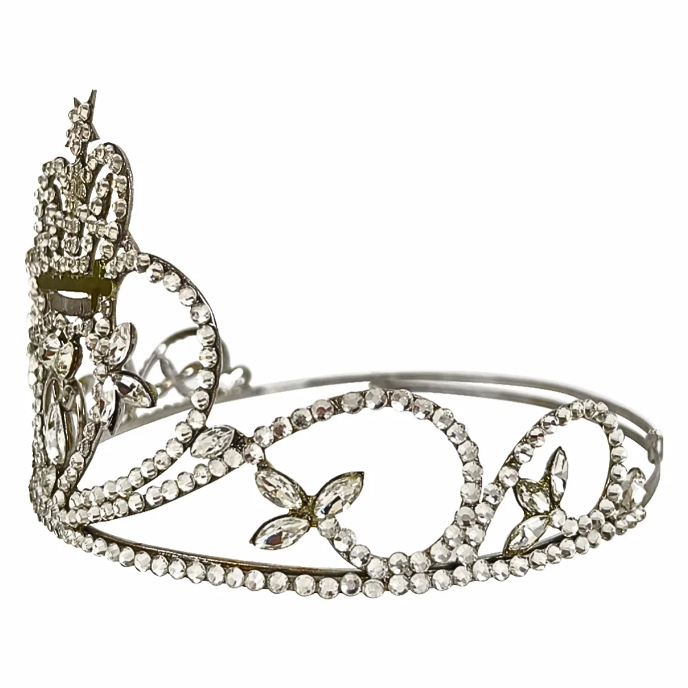 Amaranth Crown Silver Tone