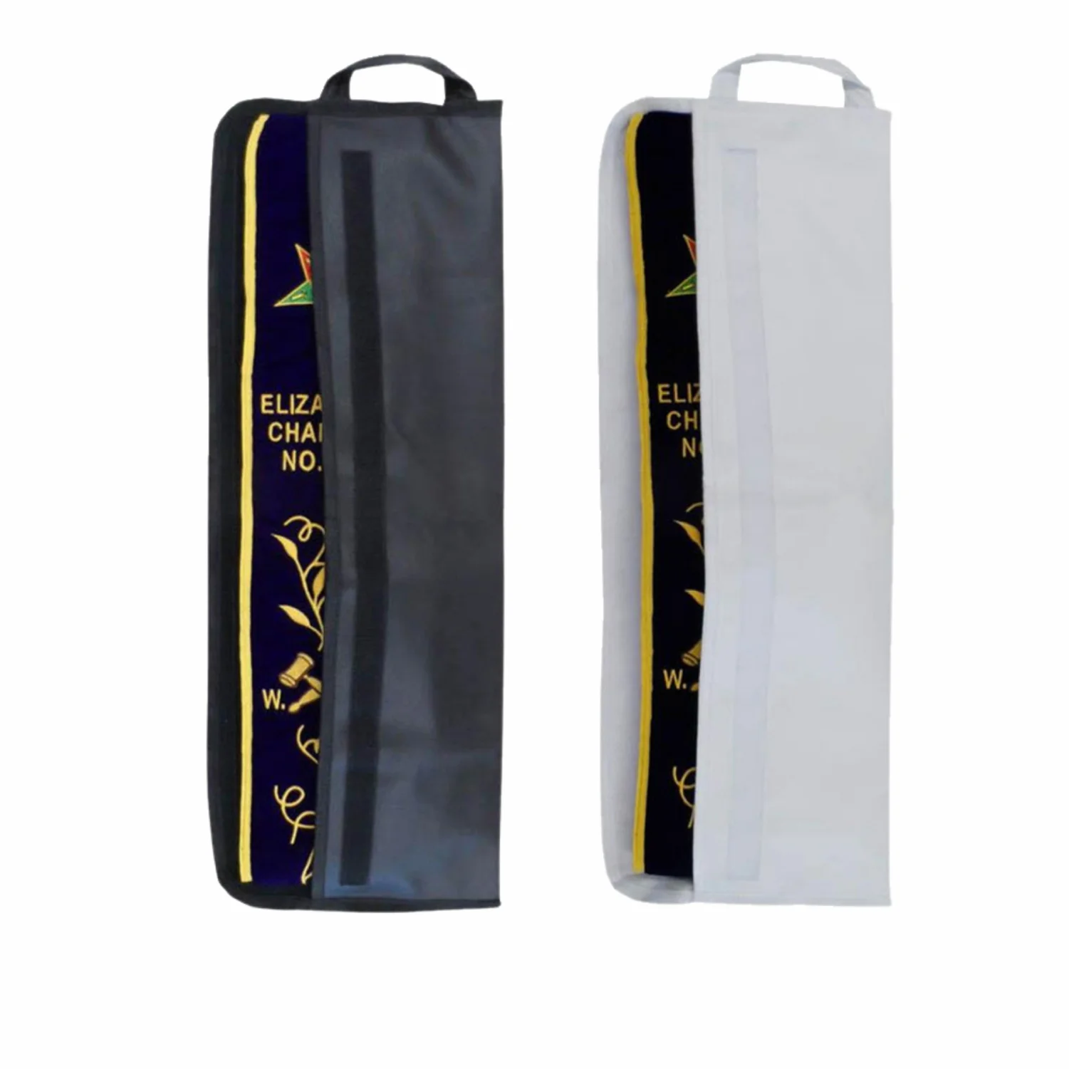 Masonic Sash Case - White & Black