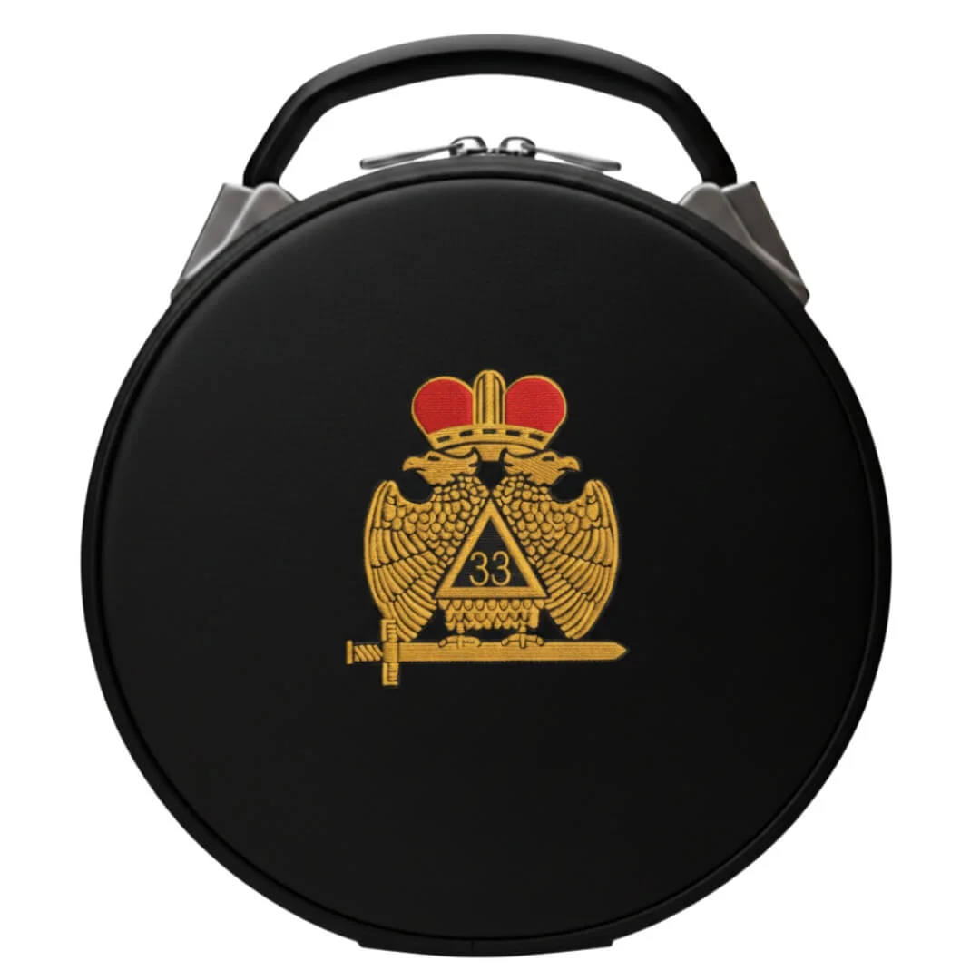 33rd Degree Scottish Rite Crown Cap Case