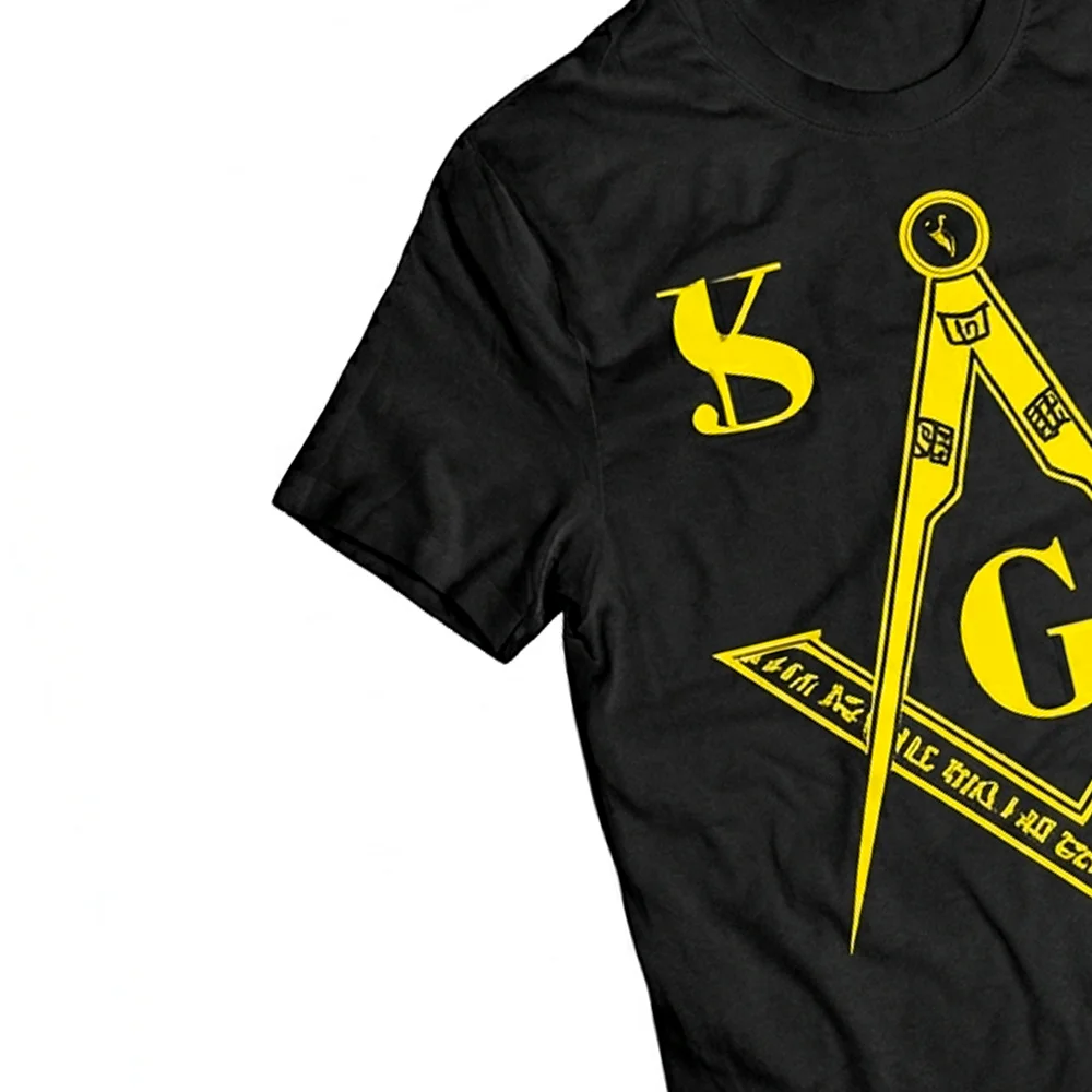 Freemasonry T-Shirt featuring a bold Square graphic with S and 7 lettering.