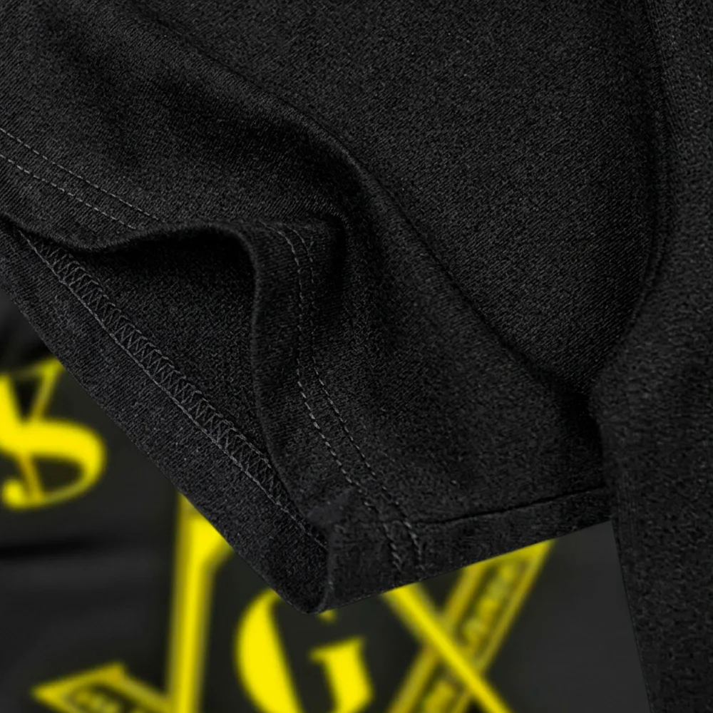 Masonic gift T-Shirt with S and 7 lettering inside a decorative Square design.