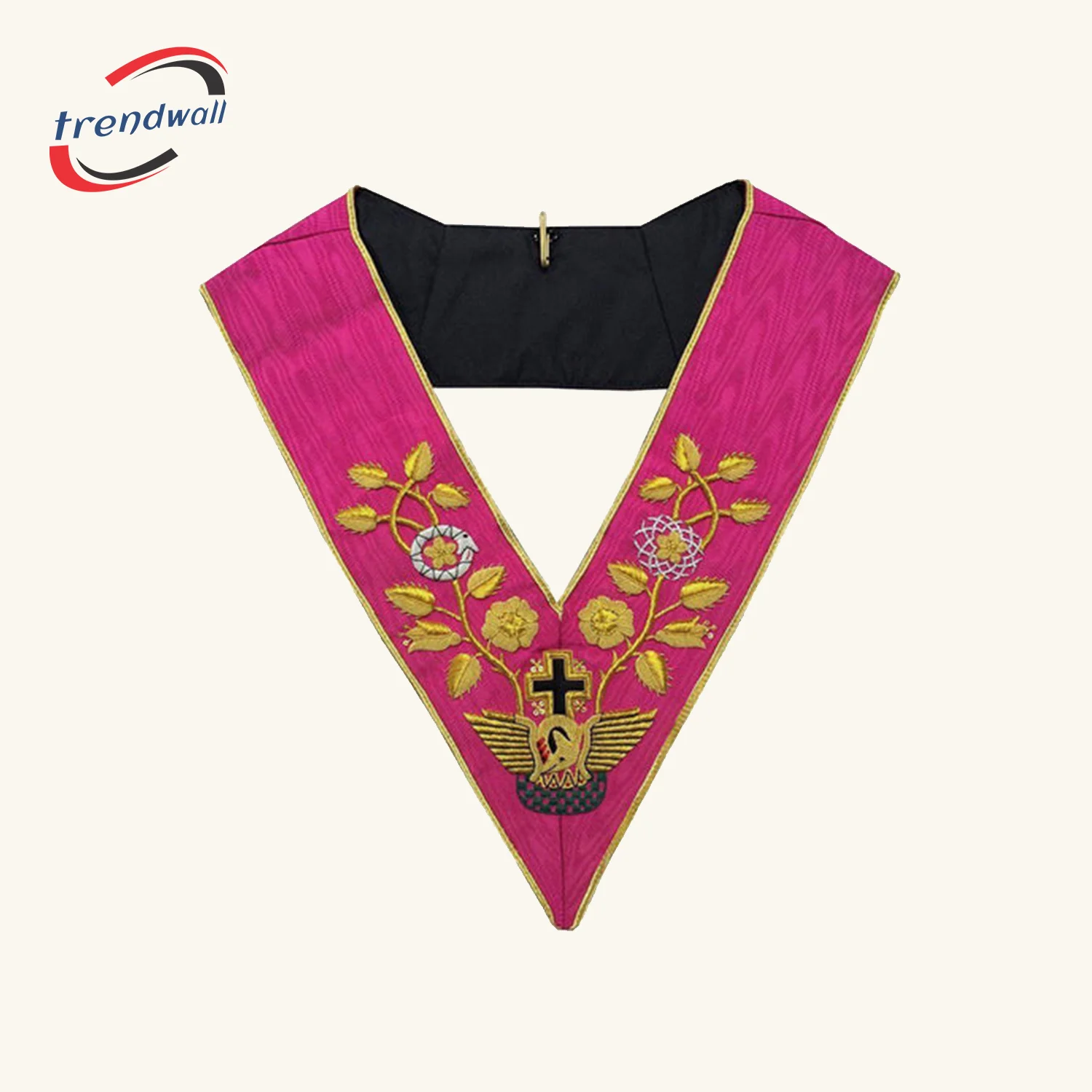 18th Degree Scottish Rite Collar - Pink Moire