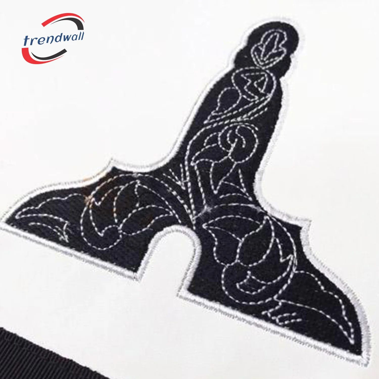 Officers Blue Lodge Funeral Apron - Moire Ribbon Machine Embroidery