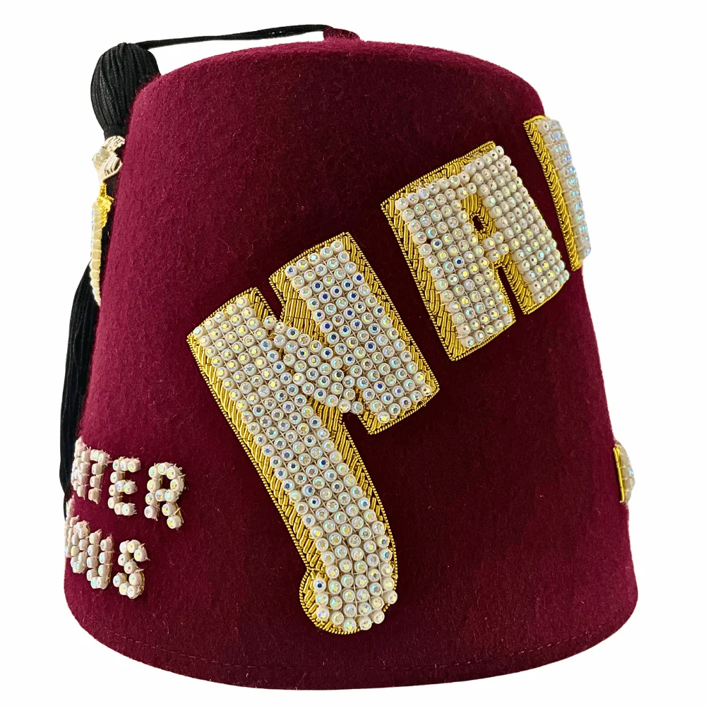 Shriners Burgundy Fez