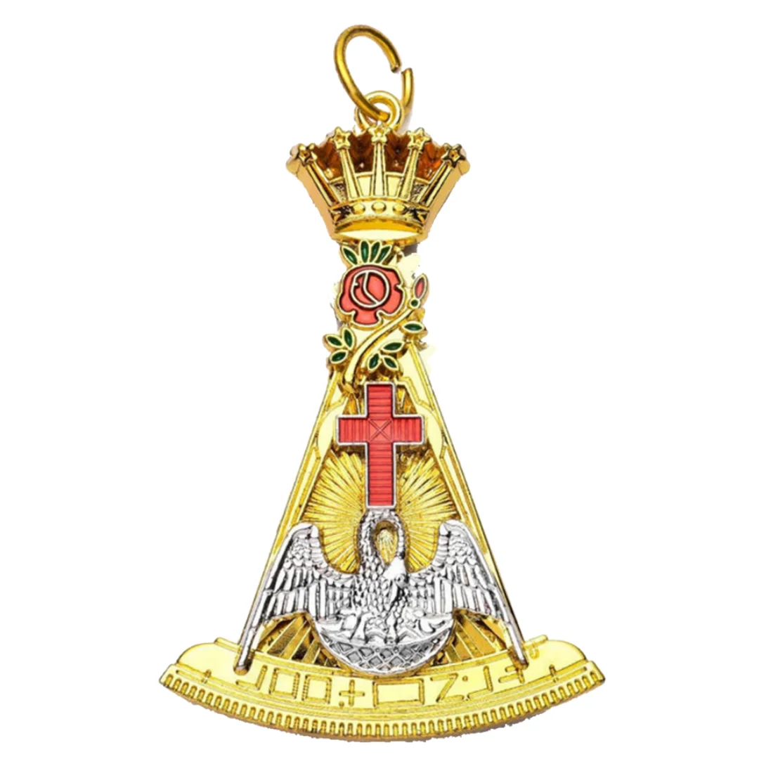 18th Degree Rose Croix Scottish Rite Collar Jewel