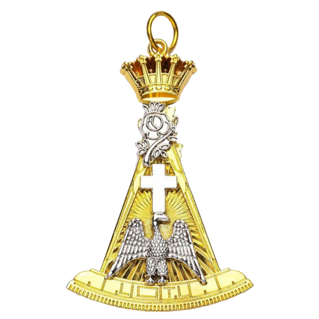 18th Degree Rose Croix Scottish Rite Collar Jewel