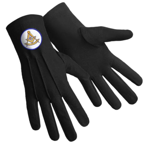 Past Master Blue Lodge California Regulation Gloves