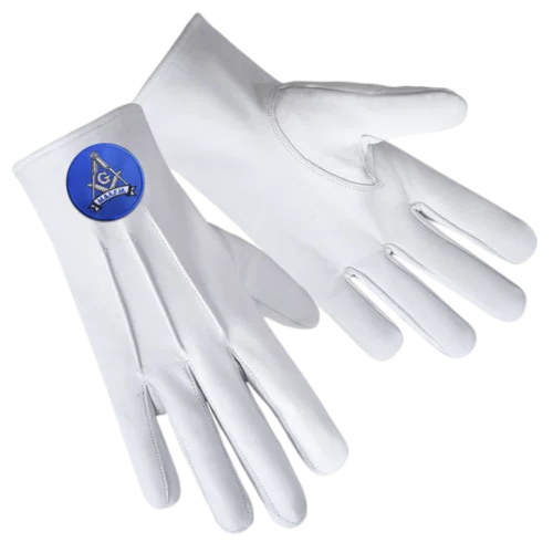 Master Mason Blue Lodge Gloves