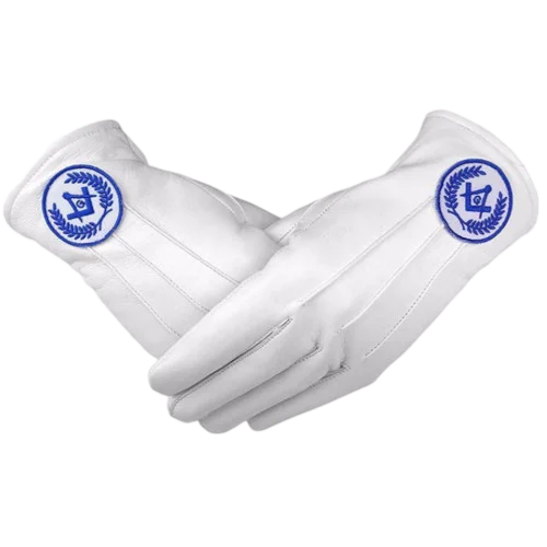 Master Mason Blue Lodge Gloves