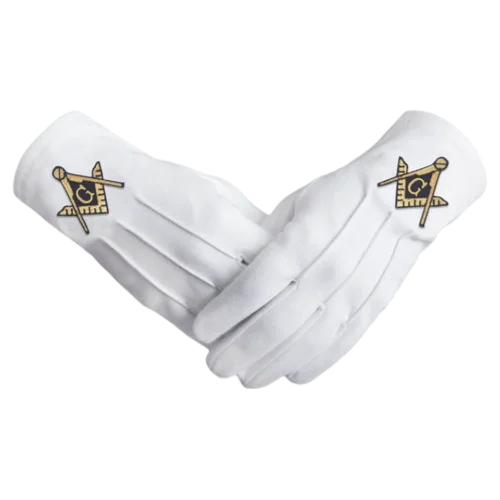 Master Mason Blue Lodge Gloves