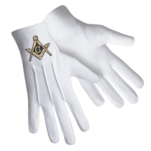 Master Mason Blue Lodge Gloves