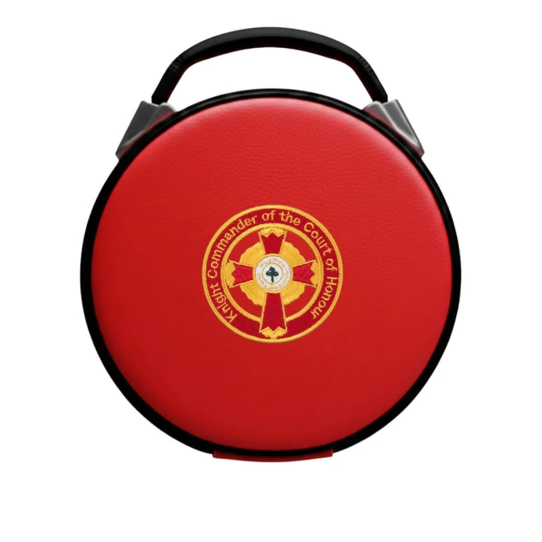 Knight Commander of the Court of Honor Scottish Rite Crown Cap Case