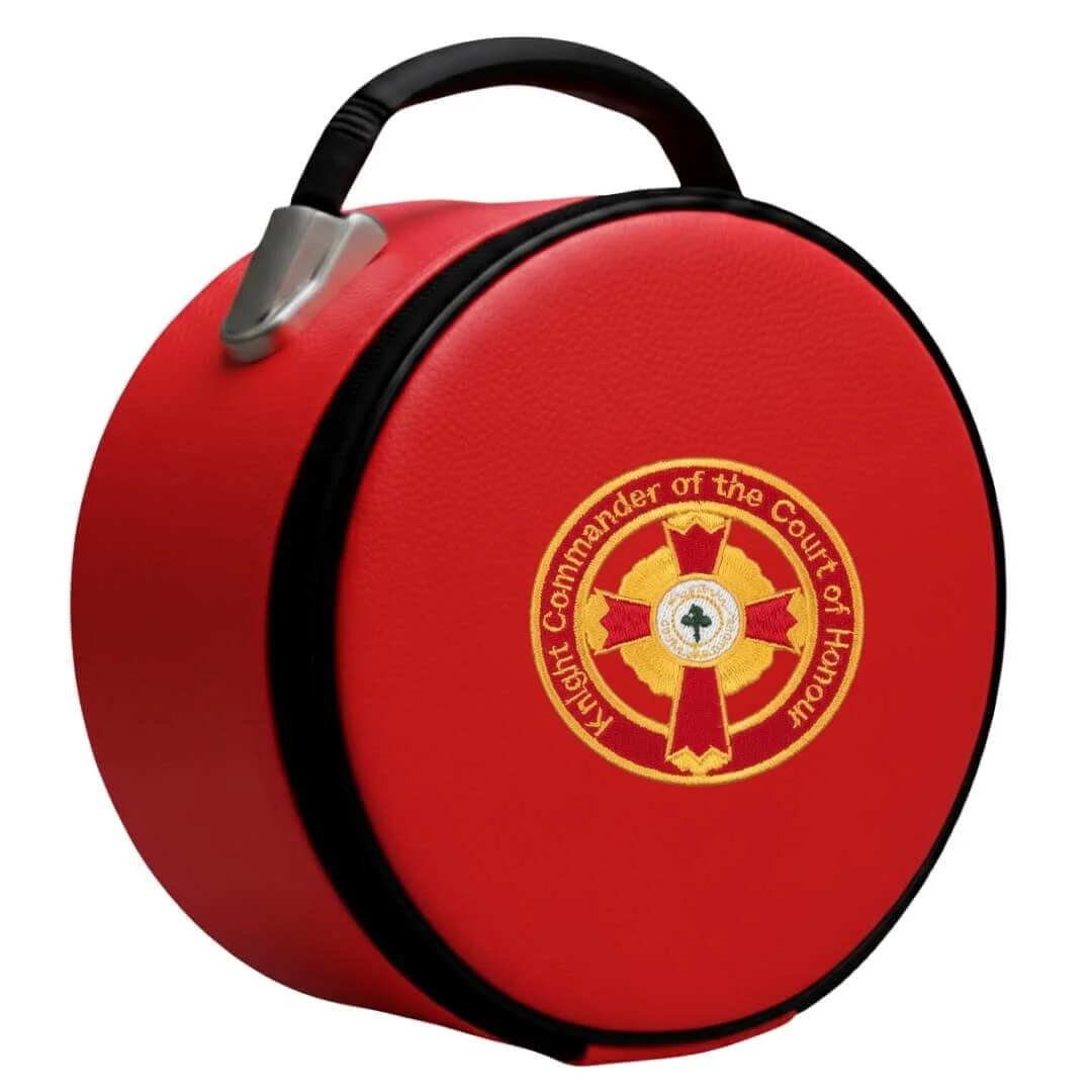 Knight Commander of the Court of Honor Scottish Rite Crown Cap Case