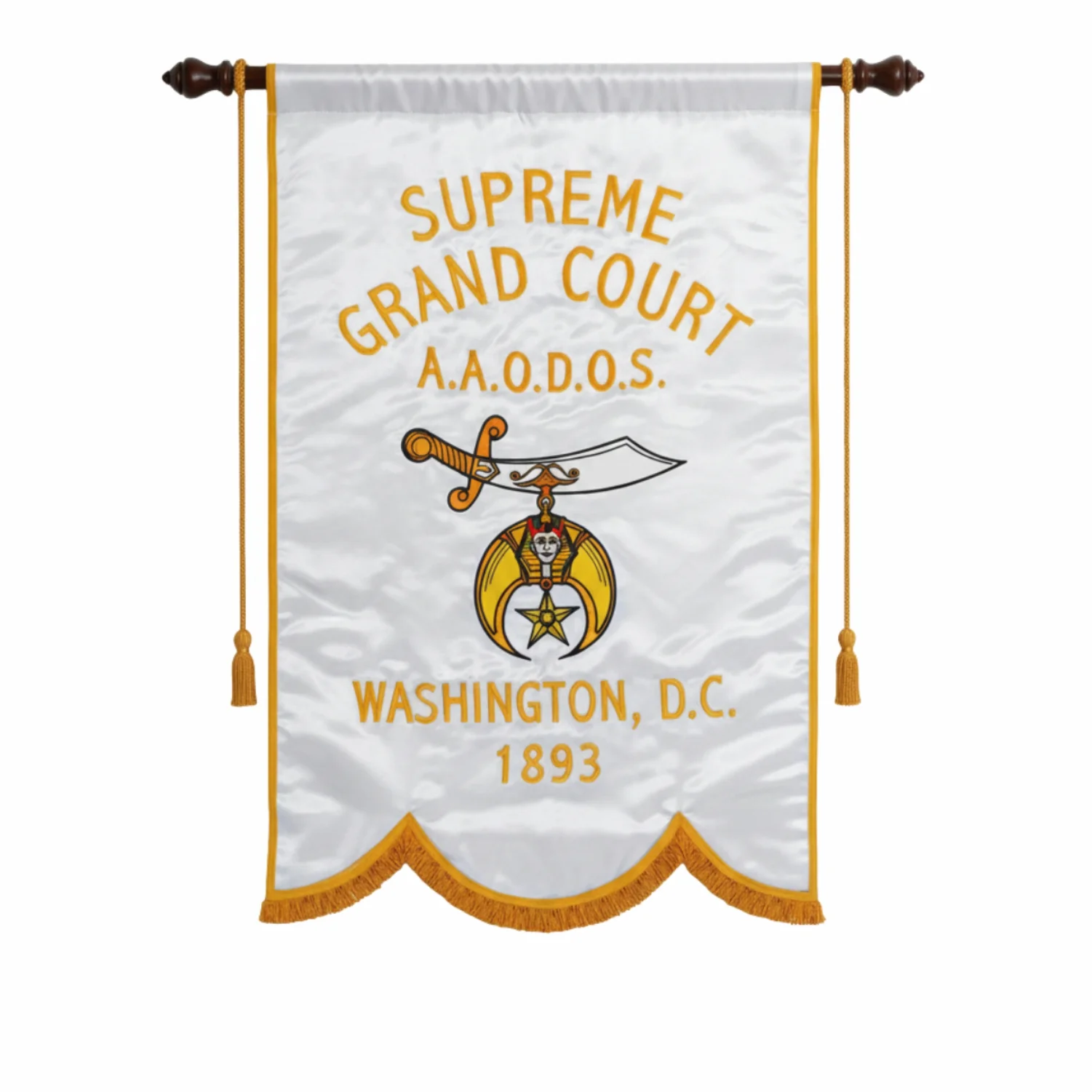 Masonic shriners Banner – Supreme Grand Court Lodge + Custom Name