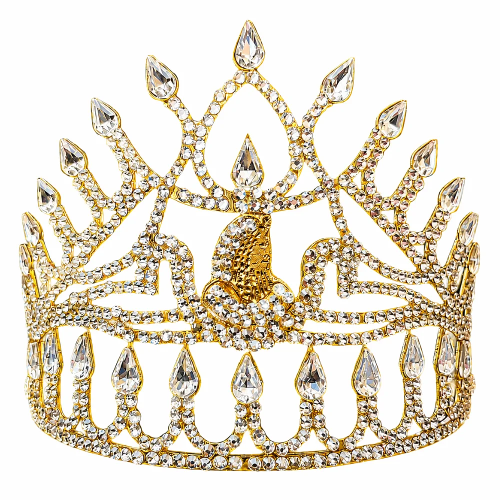 Daughters of Isis Crown, Gold Tone, Adjustable Fitting, Elegant Design