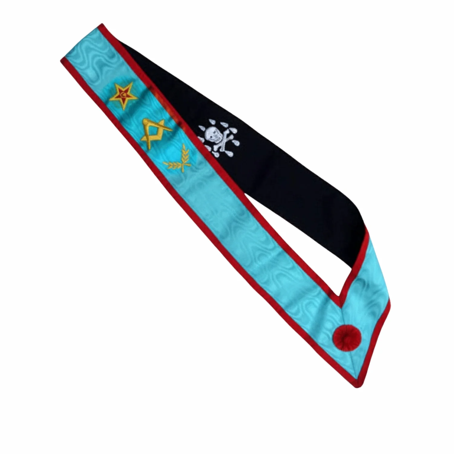 Master Mason Scottish Rite Sash - Flaming Star & Acacia
