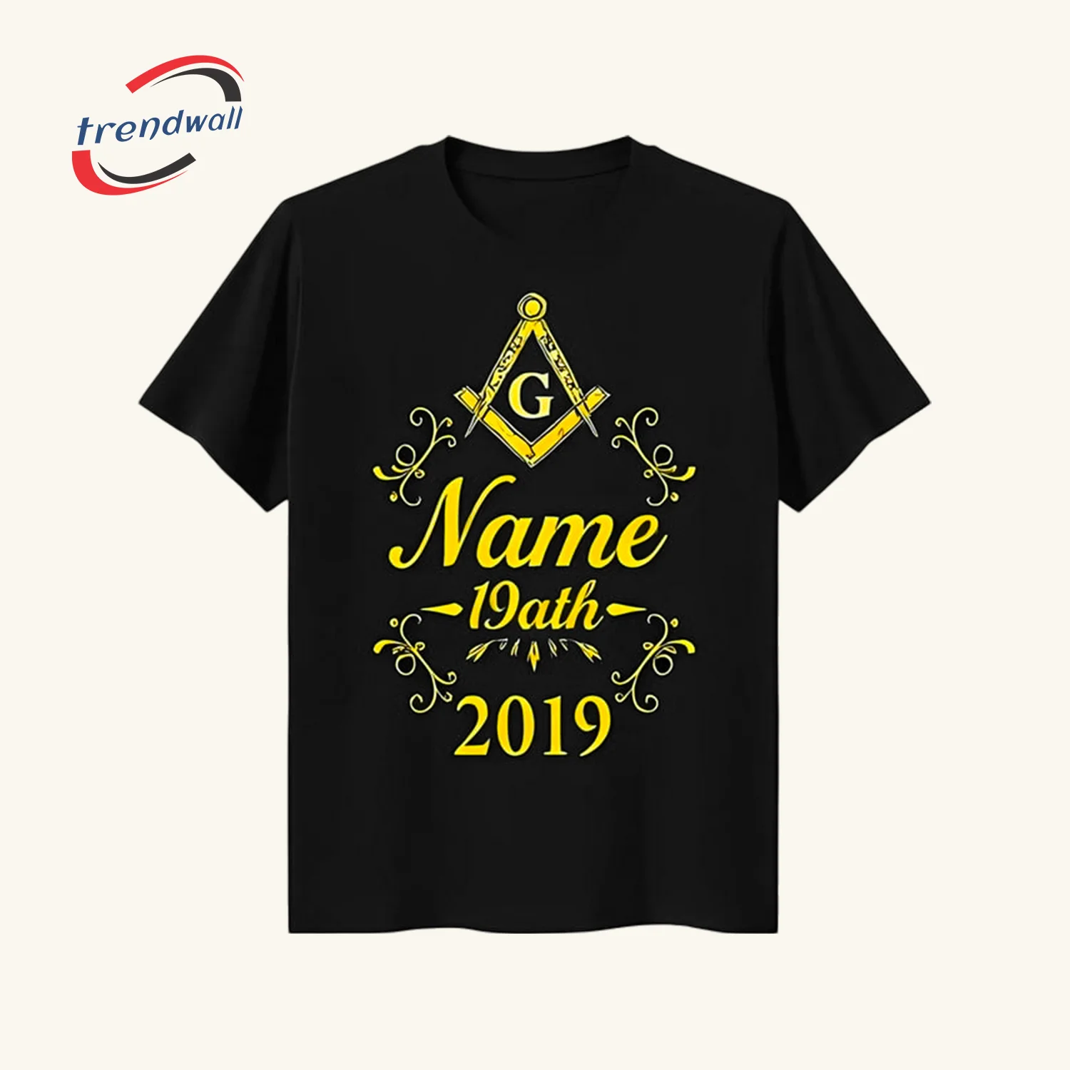 Masonic Classic Black T-Shirt