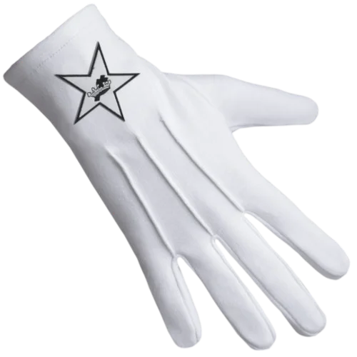 Ladies Knight Knights Templar Commandery Gloves