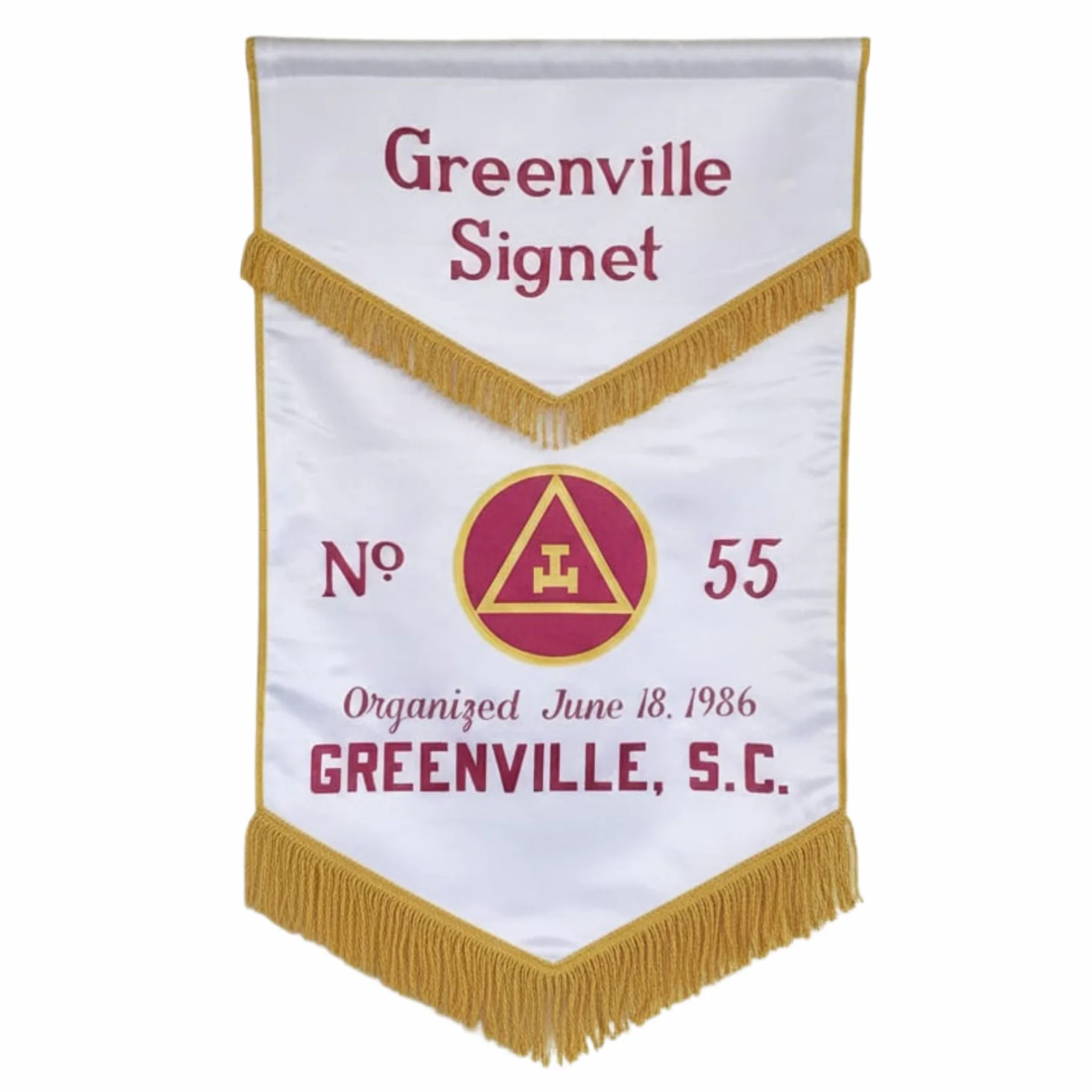 Royal Arch Banner Greenville Signet Lodge