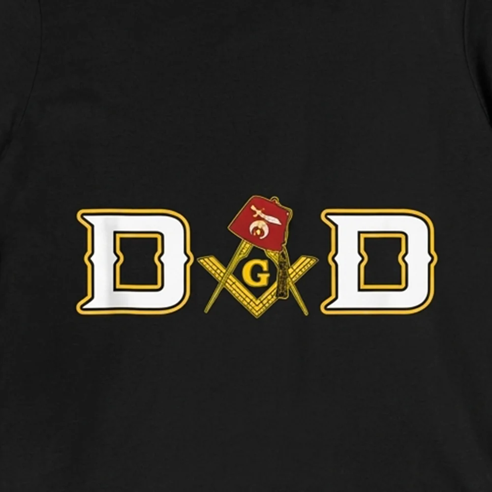 Masonic Father’s Day gift T-shirt featuring a bold Compass G and Square symbol design.