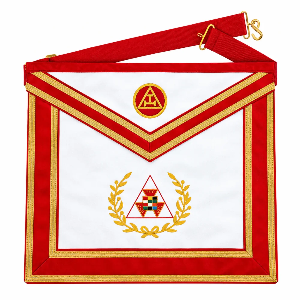 Past Grand High Priest Royal Arch Chapter Apron - Red Velvet