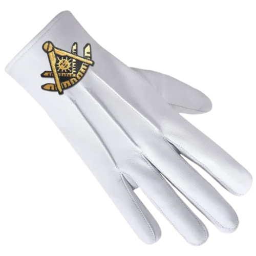 Past Master Blue Lodge California Regulation Gloves