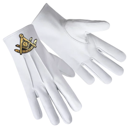 Past Master Blue Lodge California Regulation Gloves
