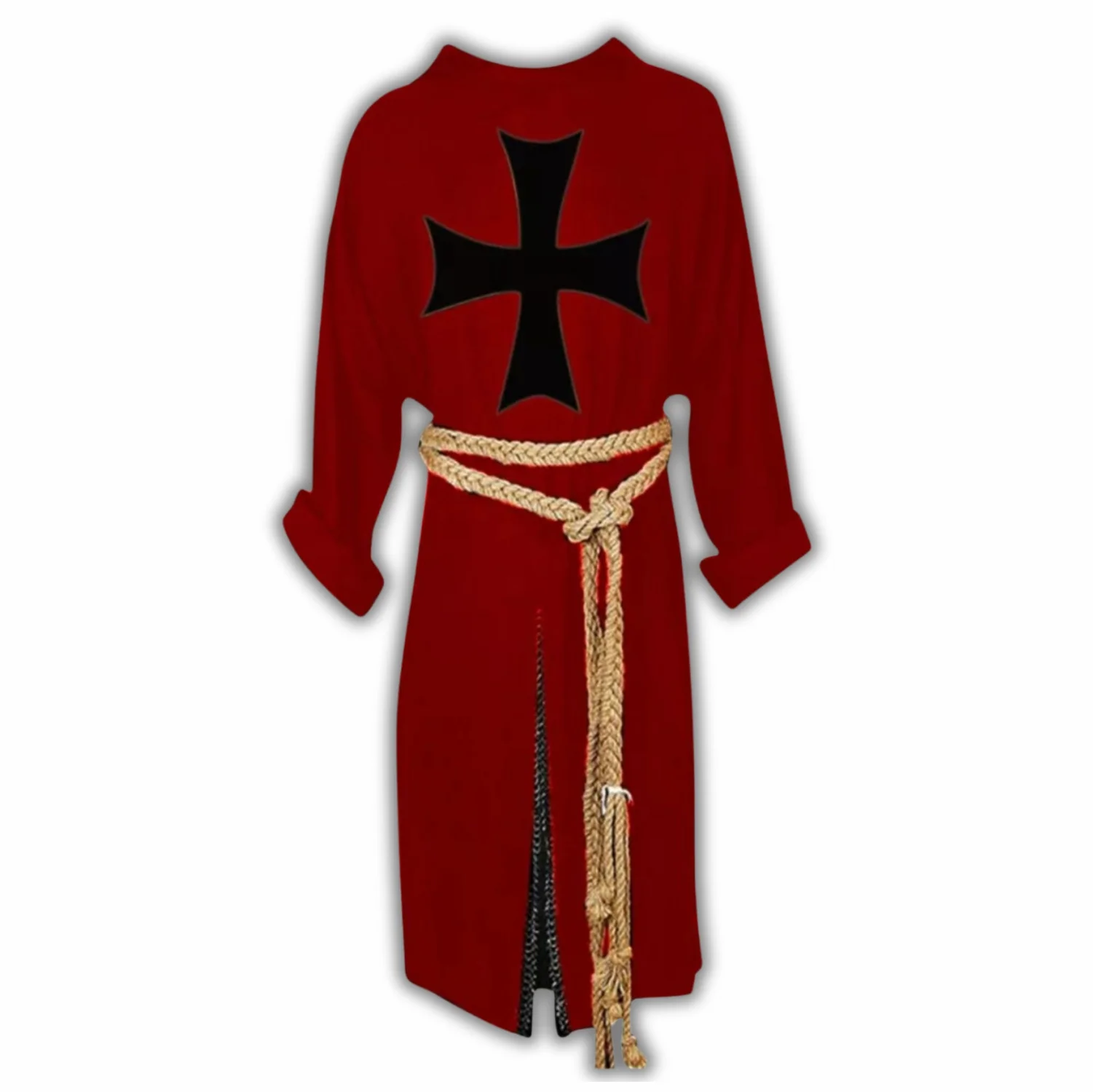 Knight Templar Medieval Tunic & Cloak