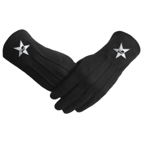 Ladies Knight Knights Templar Commandery Gloves