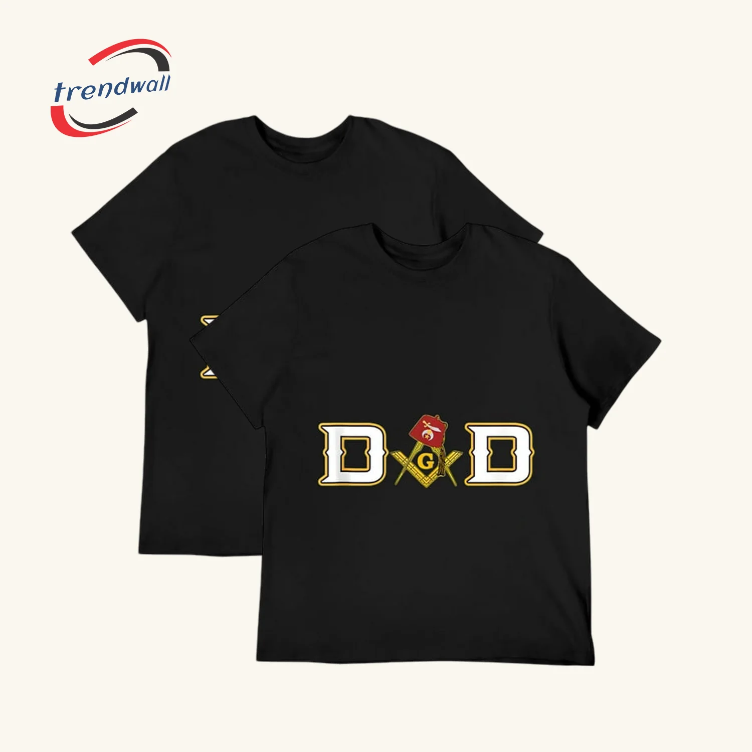 Masonic Noble Mystic Shrine T-Shirt – Compass G & Square Design for Father’s Day