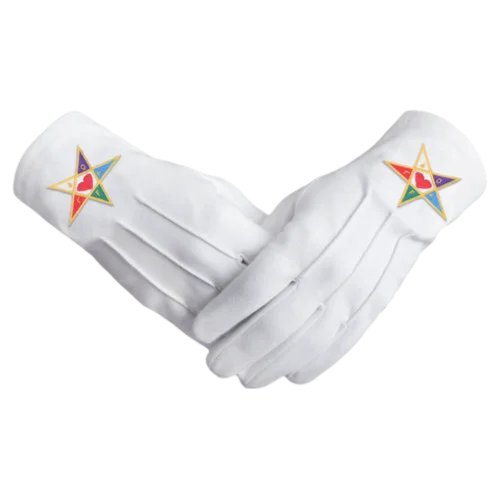 Youth Department International Masons Gloves - Cotton + Colorful Star