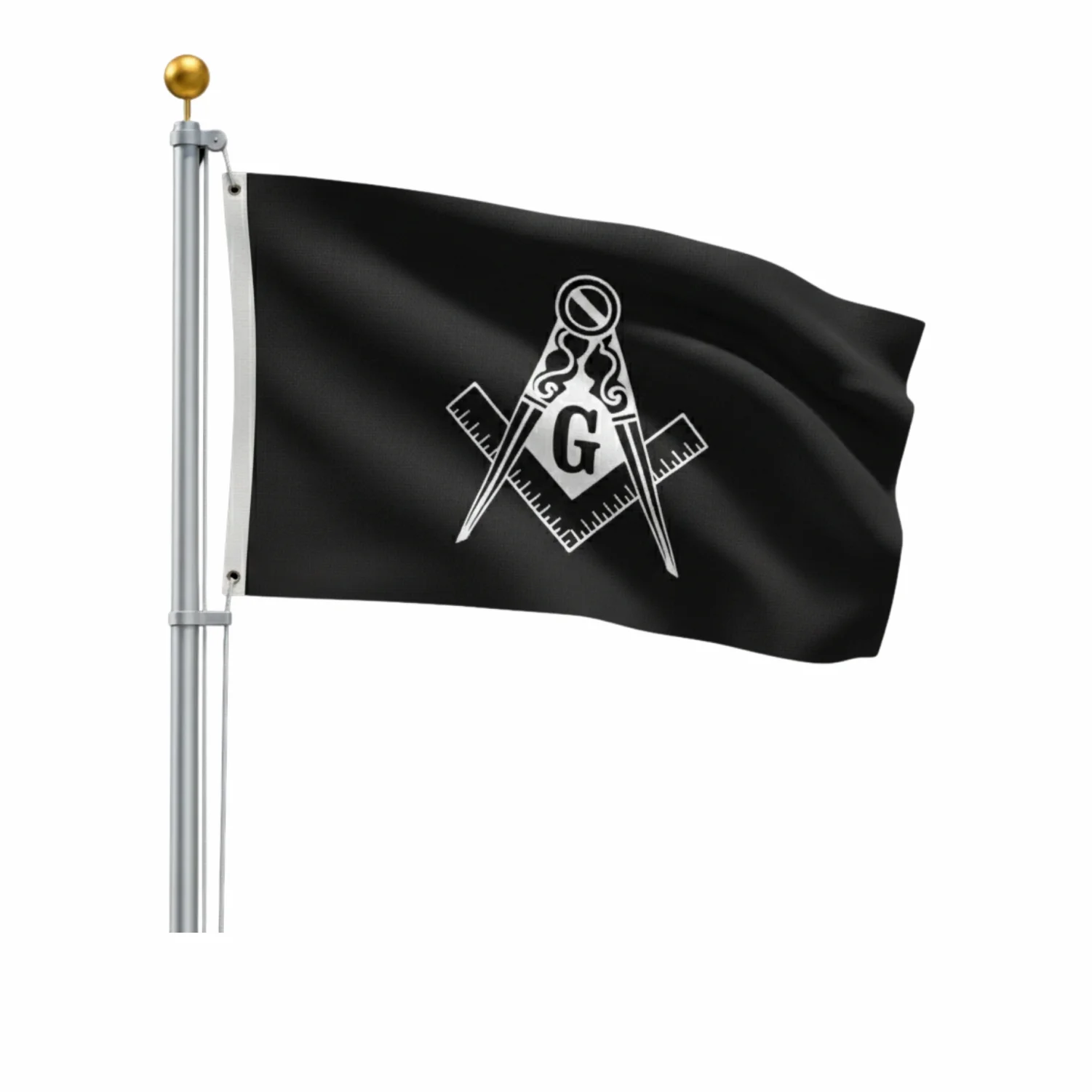Masonic Blue Lodge Garden Flag – Double-Sided Print