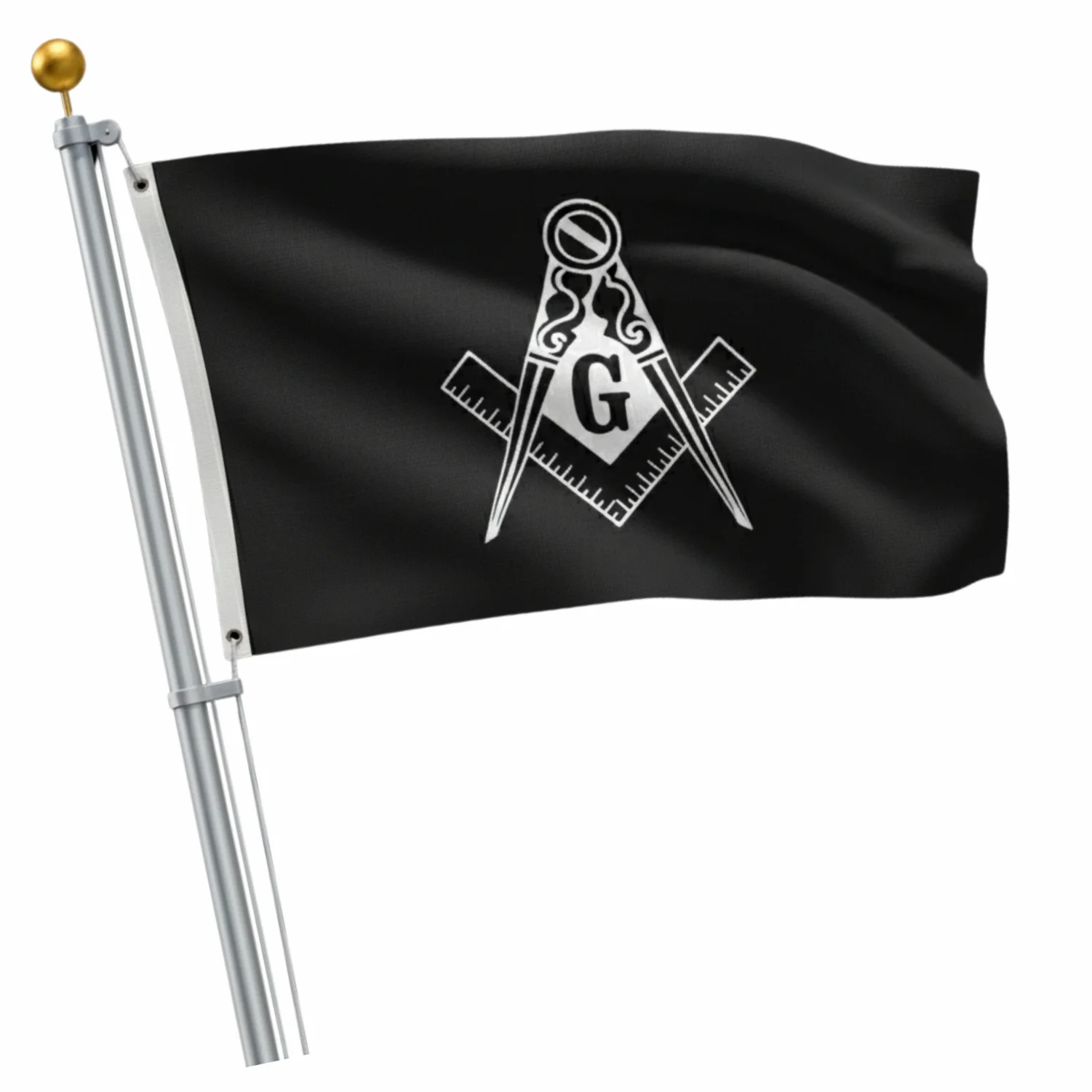 Masonic Blue Lodge Garden Flag