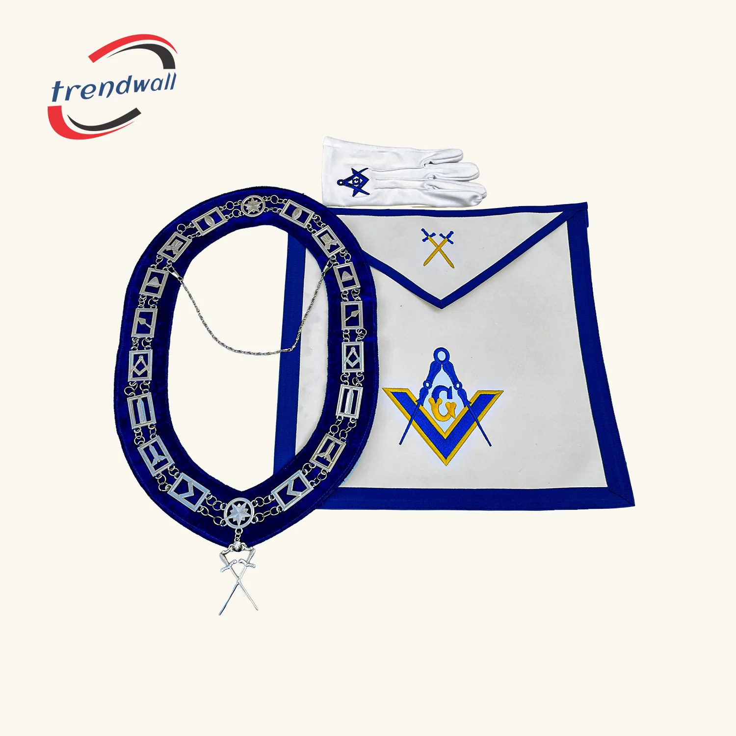 Master of Ceremonies Blue Lodge Officer Apron – Complete Regalia Set
