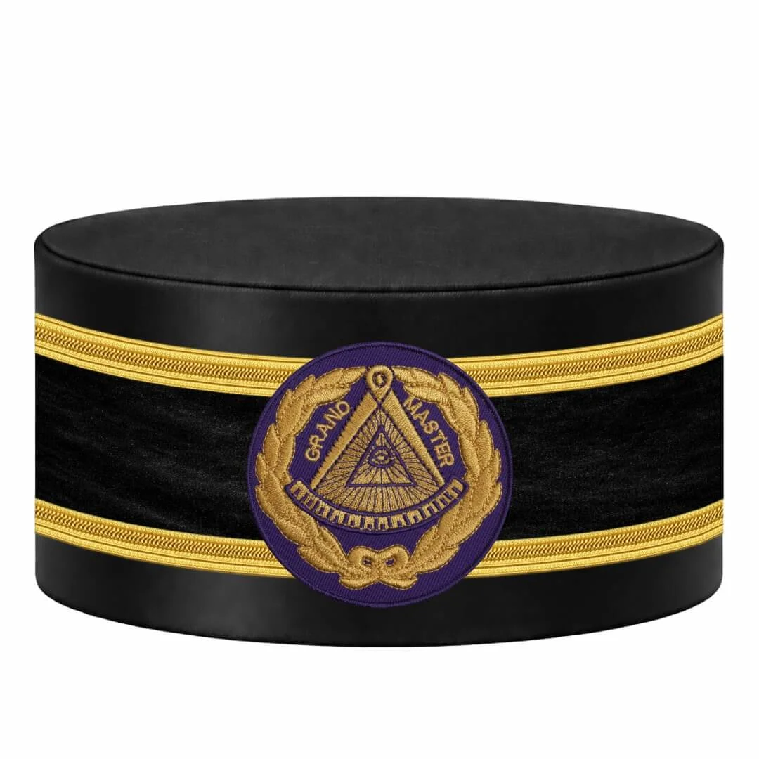Grand Master Blue Lodge Crown Cap