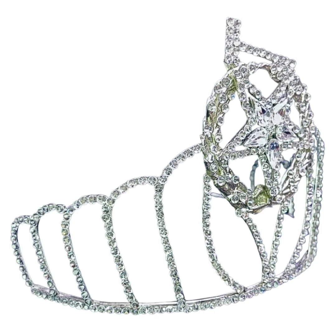 Masonic Grand Matron Clear Star Crown