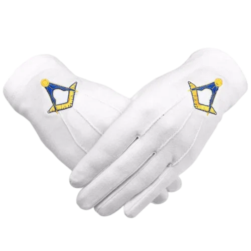 Master Mason Blue Lodge Gloves