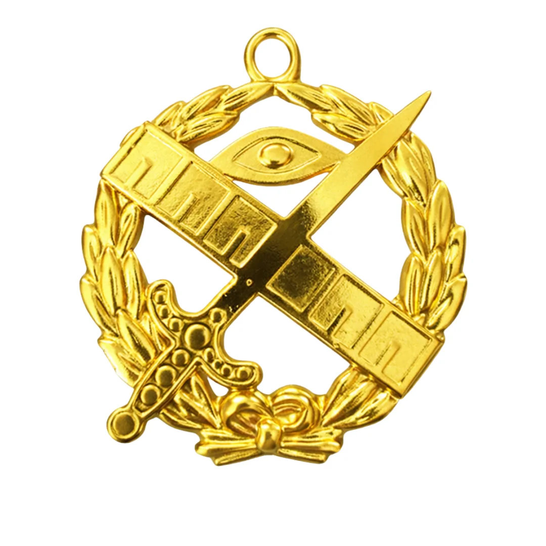 Grand Expert Blue Lodge Officer Collar Jewel - Gold Metal