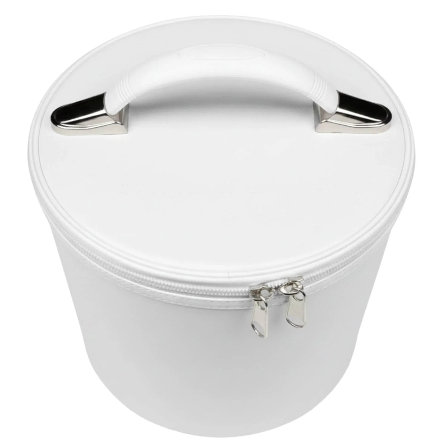 White Fez Case with Strong Handle & Red Inner