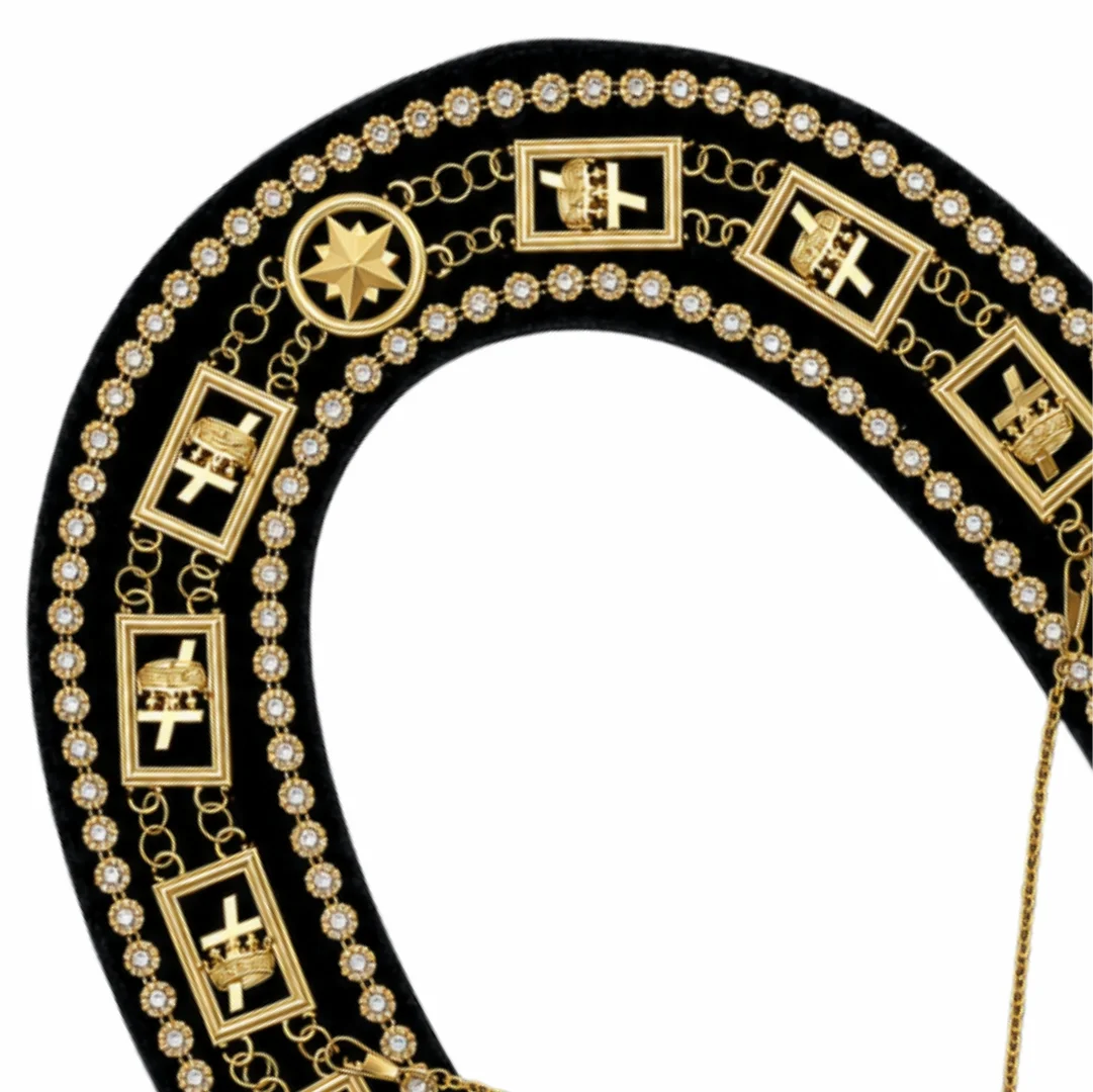Knights Templar Commandery Chain Collar