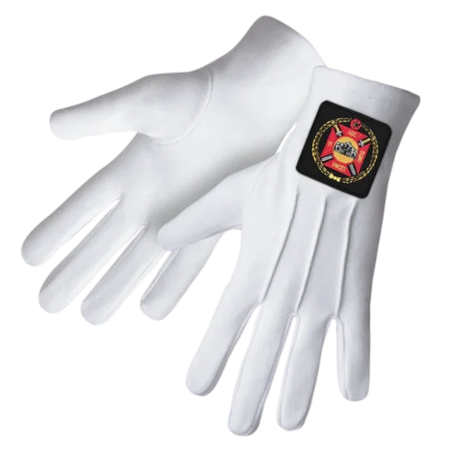 Knights Templar Commandery Gloves 