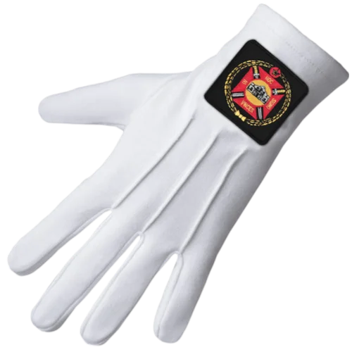 Knights Templar Commandery Gloves 