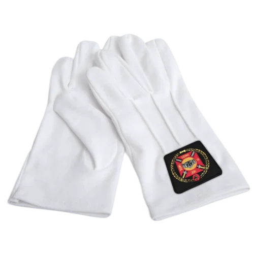 Knights Templar Commandery Gloves 