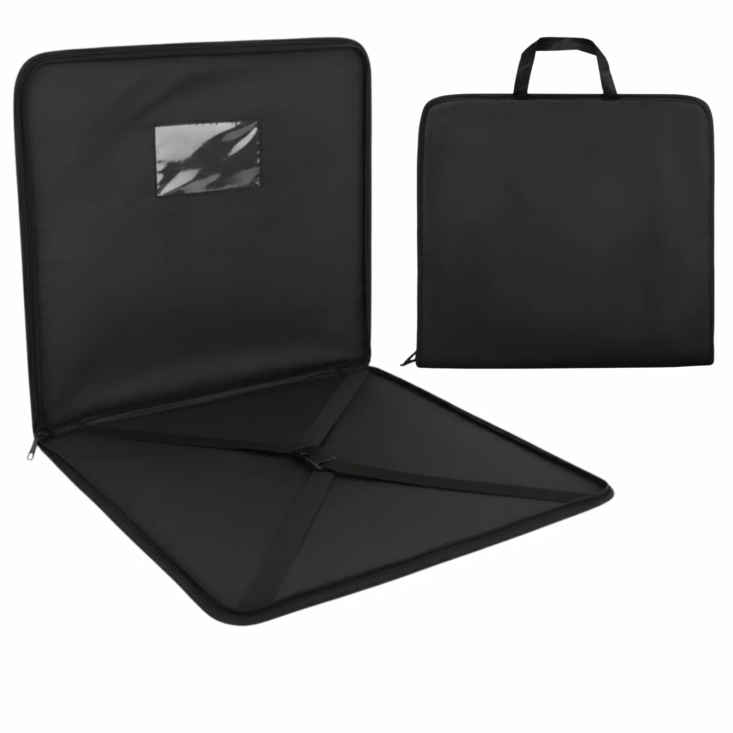 Masonic Apron Case - Black Zippered Design for All Regalia