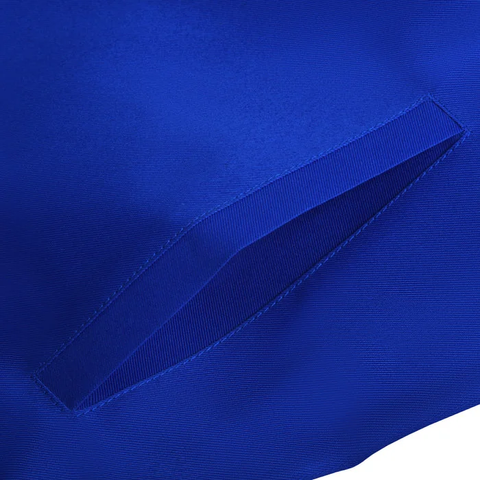 Past Master Blue Lodge Apron - Royal Blue with Wreath & White Tassels