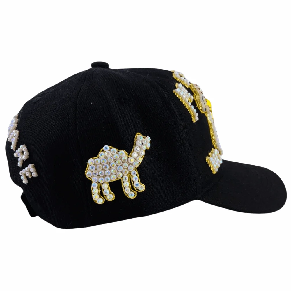 Shriners Black Color Cap