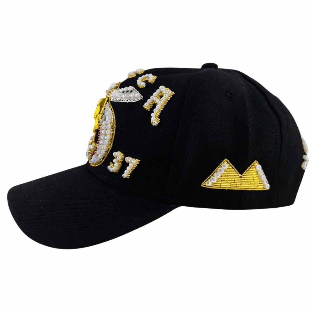 Shriners Black Color Cap