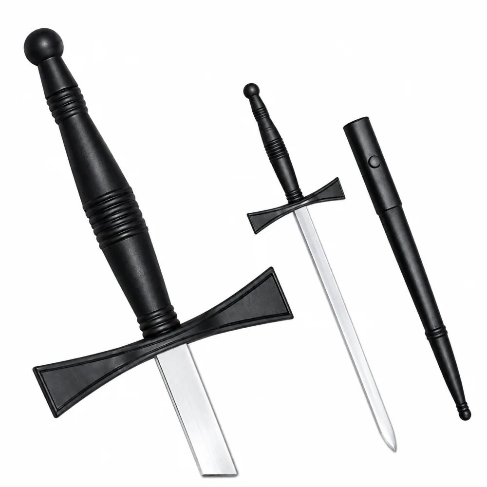 Masonic Dagger - Black Hilt with Black Scabbard