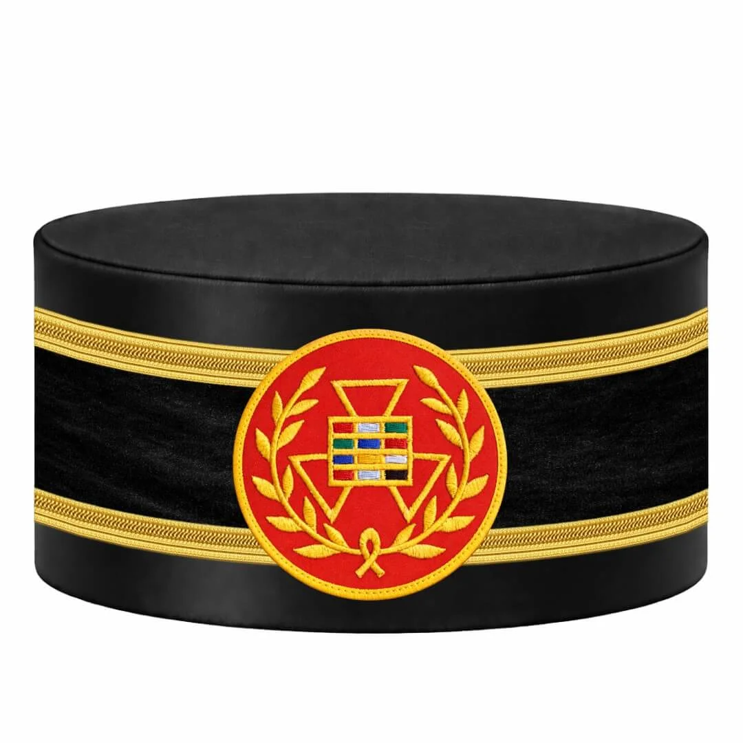 Past Grand High Priest Royal Arch Chapter Crown Cap, With Double Braid
