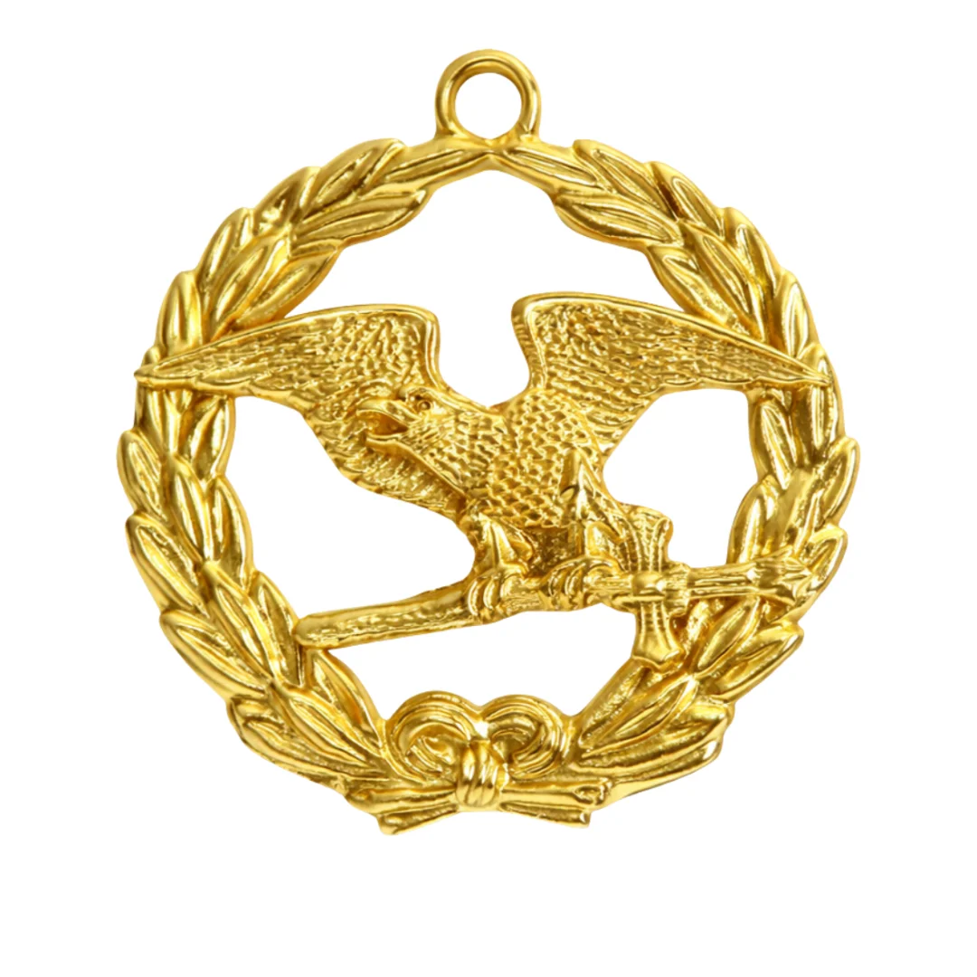 Grand Junior Warden Knights Templar Commandery Officer Collar Jewel